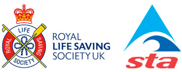 The Royal Lifesaving Institute and STA logos
